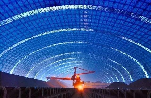辽宁亿优钢构工程师为您解析原料场封闭技术的特点和类型